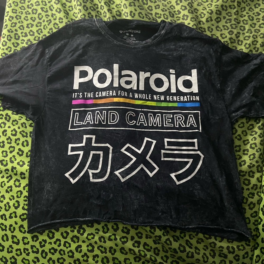 Polaroid crop top